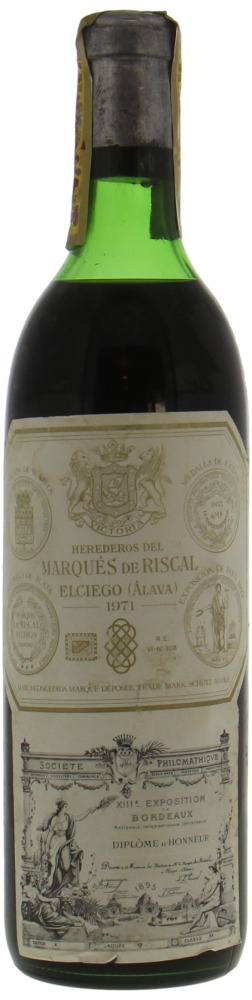 Marques de Riscal  - Gran Reserva 1971 High shoulder
