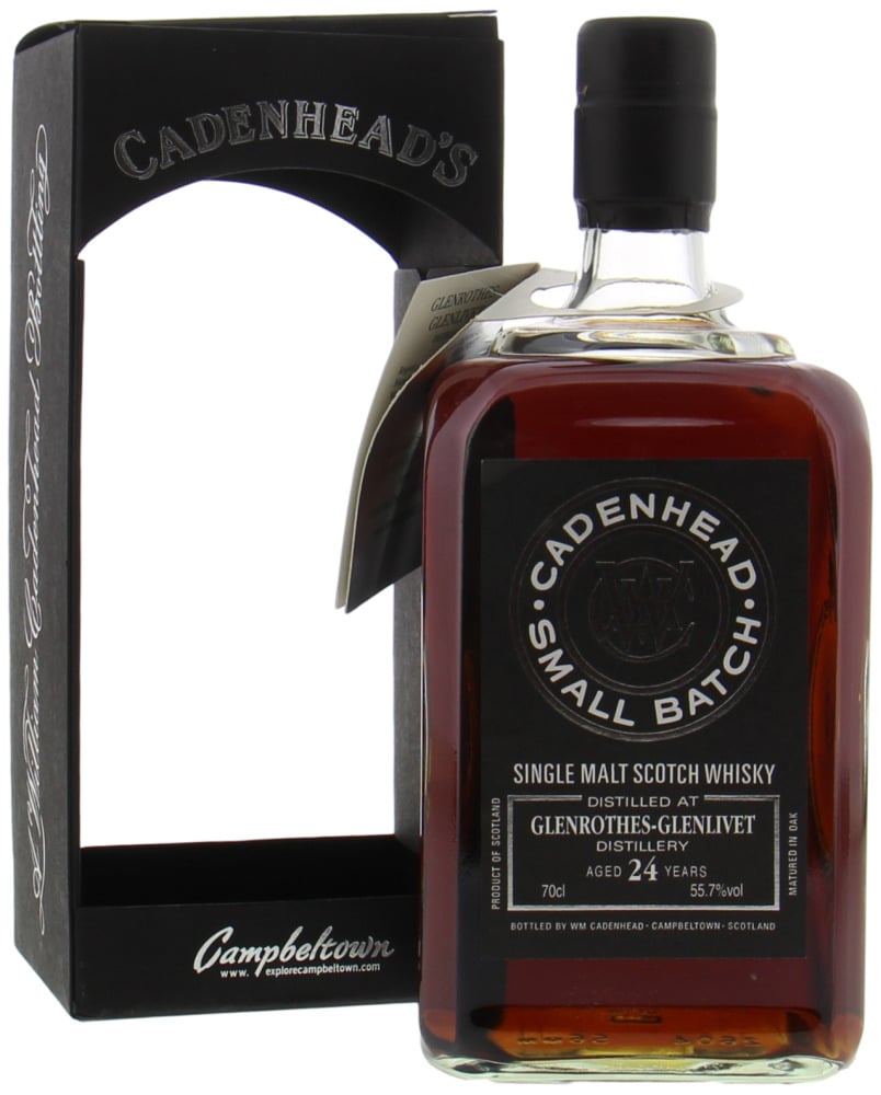Glenrothes - 24 Years Old Cadenhead Small Batch 55.7% 1990 In orginal box 10038