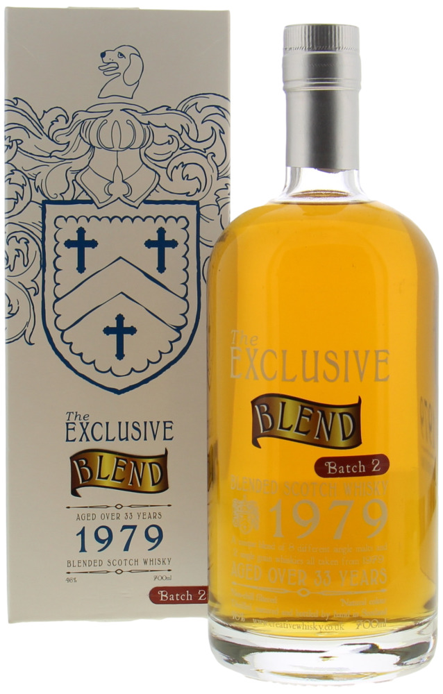 Creative Whisky Company - The Exclusive Blend 33 Years Old Batch 2 46% 1979 In original Box 10038