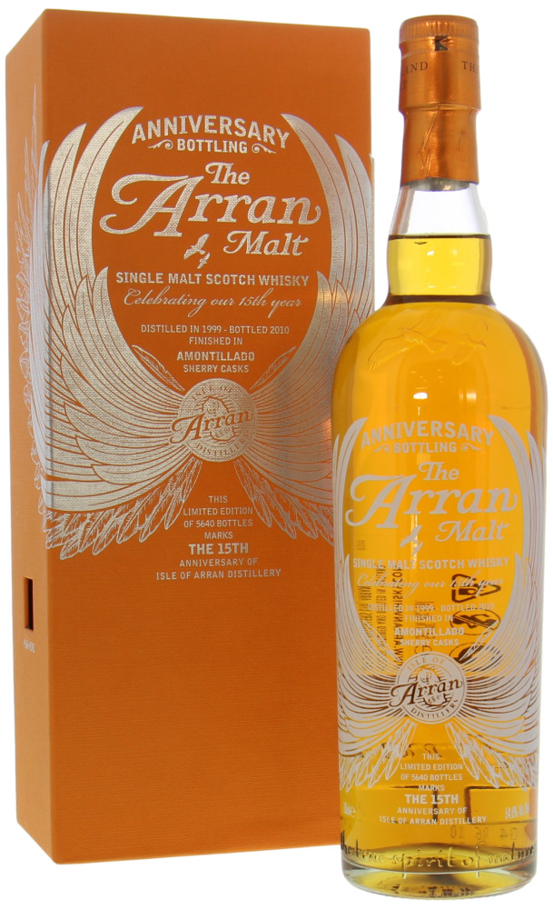 Arran - The 15th Anniversary of Isle of Arran Distillery 54.6% 1999 In Original Box