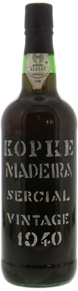 Kopke - Madeira Sercial 1940 Perfect