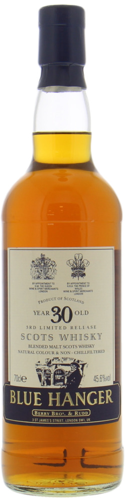 Berry Bros & Rudd - Blue Hanger 30 Years Old 3rd Limited Release 45.6% NV