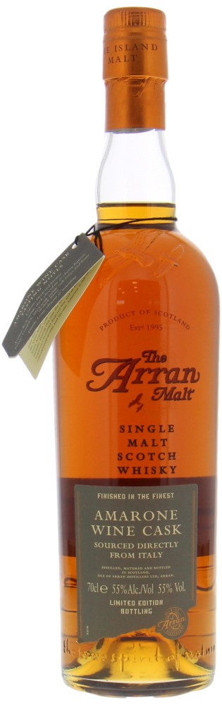 Arran - 8 Years Old Amarone Wine Cask 55% NV No Original Box Included