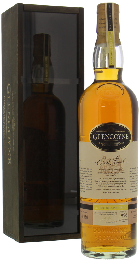 Glengoyne - 11 Years Old La Nerthe Cask Finish 52.5% 1996 Perfect