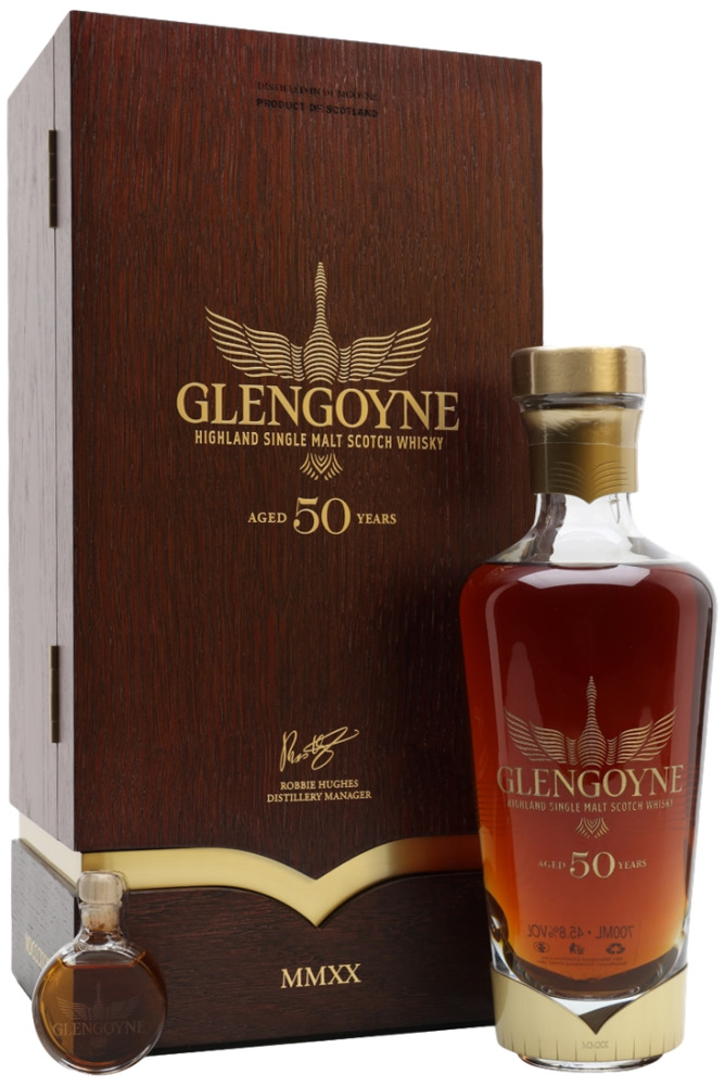 Glengoyne - 50 Years Old 45.8% NV In Orginal Wooden Box