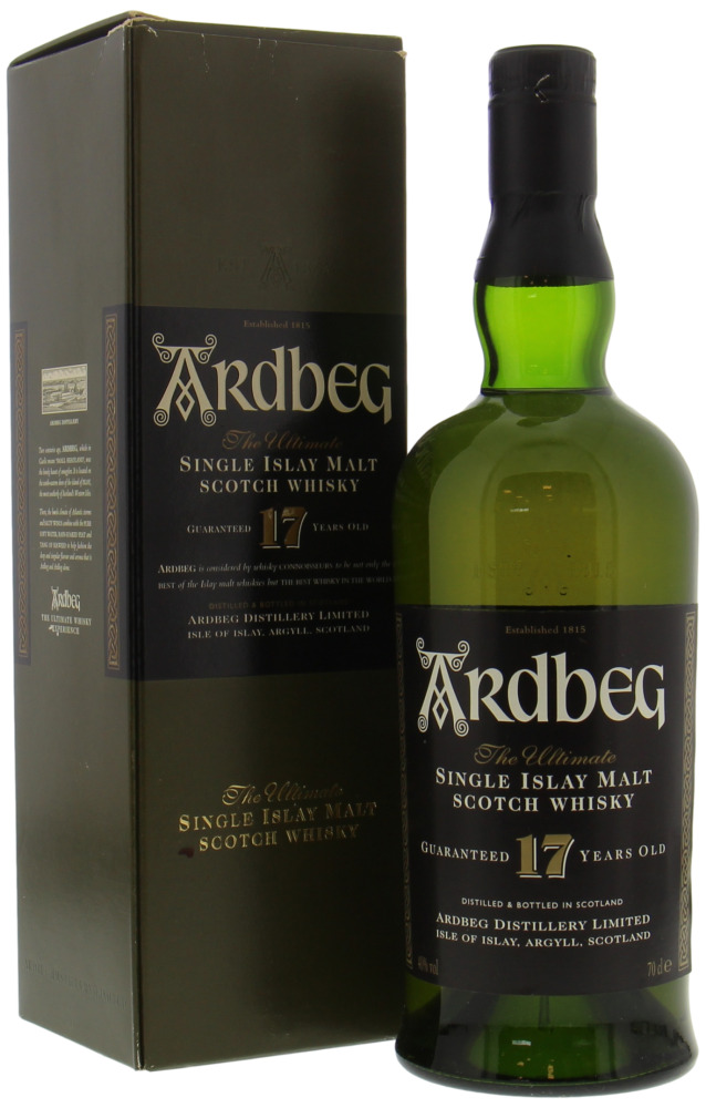 Ardbeg - 17 Years Old Vintage 40% NV No Original Container Included!