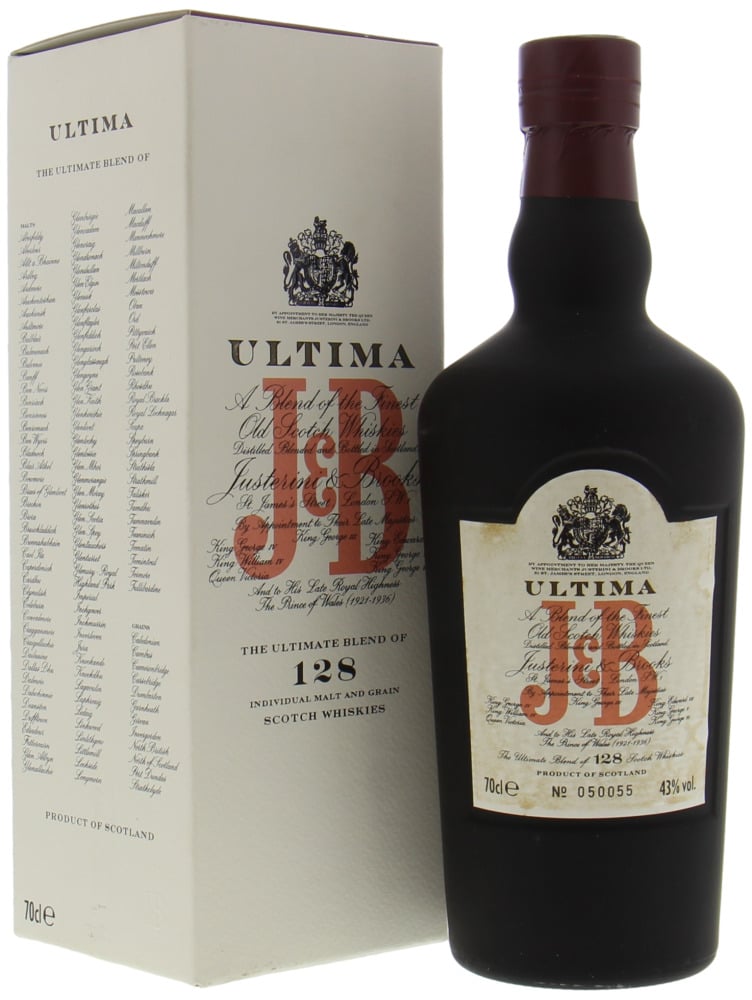 Justerini & Brooks Ltd. - J & B Ultima 43% NV In orginal Box