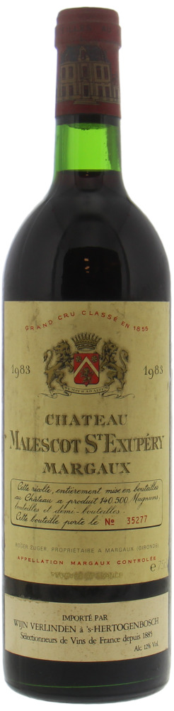 Chateau Malescot-St-Exupery - Chateau Malescot-St-Exupery 1983 Perfect
