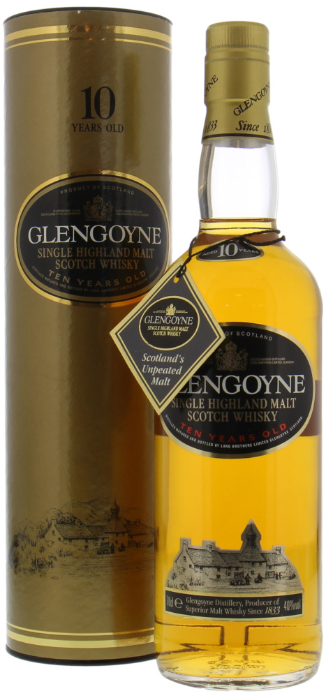 Glengoyne - 10 Years Old Kiln without smoke, Lang Brothers 40% NV In Orginal Container