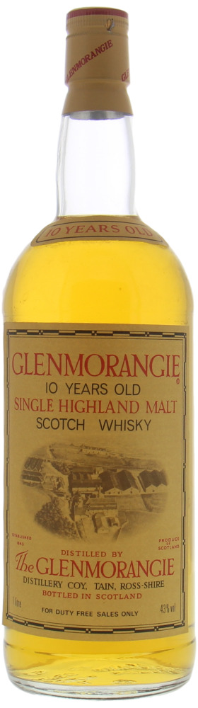 Glenmorangie - 10 Years Old Duty Free for Sales Only 43% NV No Original Box!