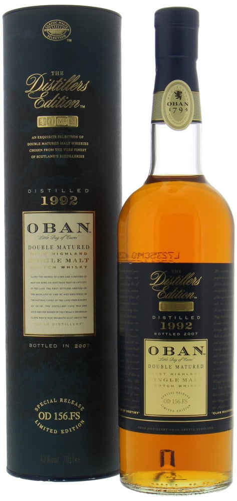 Oban - The Distillers Edition 1992 43% 1992 In original Contianer
