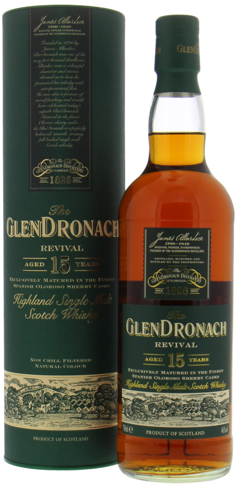 Glendronach - 15 Years Old Revival 46% NV In Original Container 10056