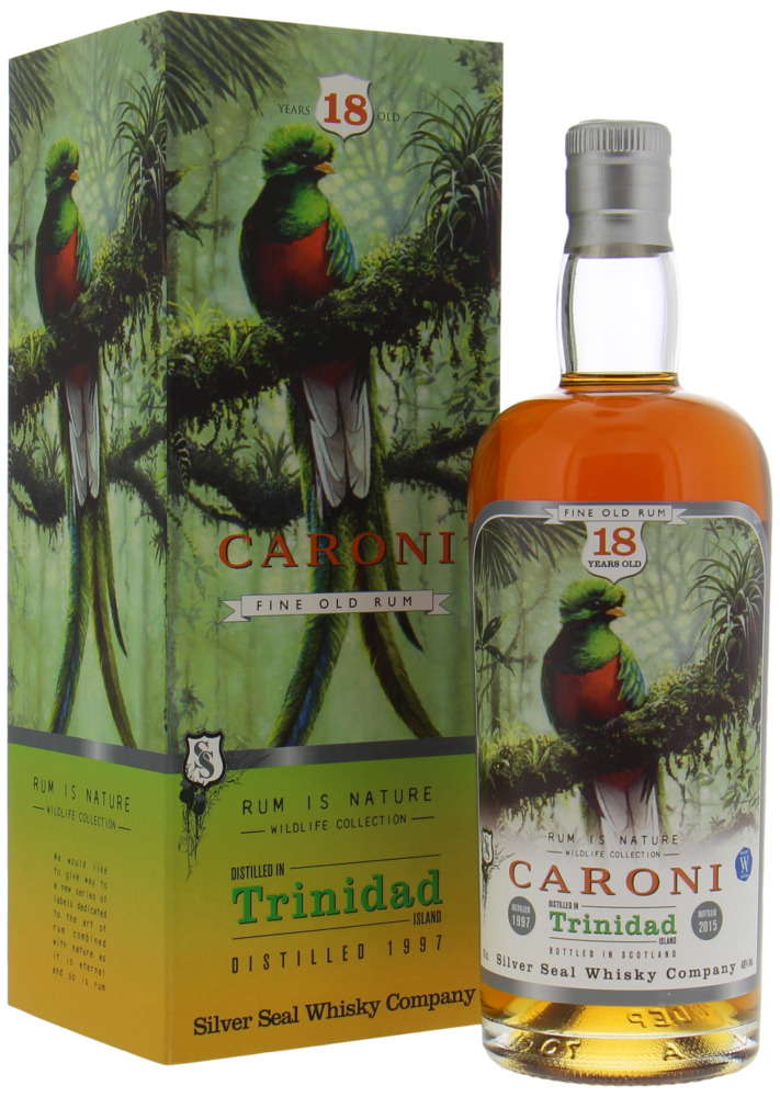 Caroni - 18 Years Old Silver Seal Rum is Nature Cask 48 46% 1997 Perfect 10056