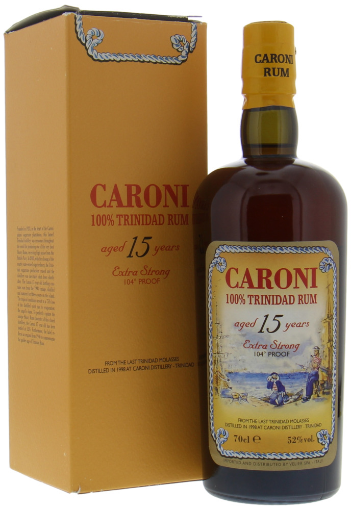 Caroni - 15 Years Old Velier 104 US PROOF 52% 1998 In Orginal Box 10056