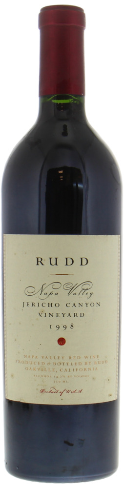 Rudd - Jericho Canyon Vineyard 1998 Perfect