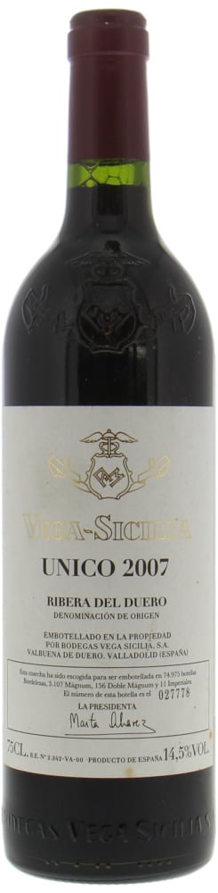 Vega Sicilia - Unico 2007