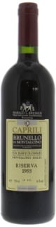 Caprili - Brunello di Montalcino Riserva 1993