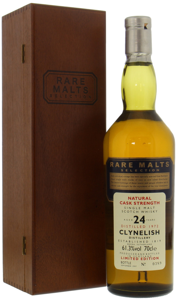 Clynelish - 24 Years Old Rare Malts Rare Malts Selection 61.3% 1972 In Original Wooden Case