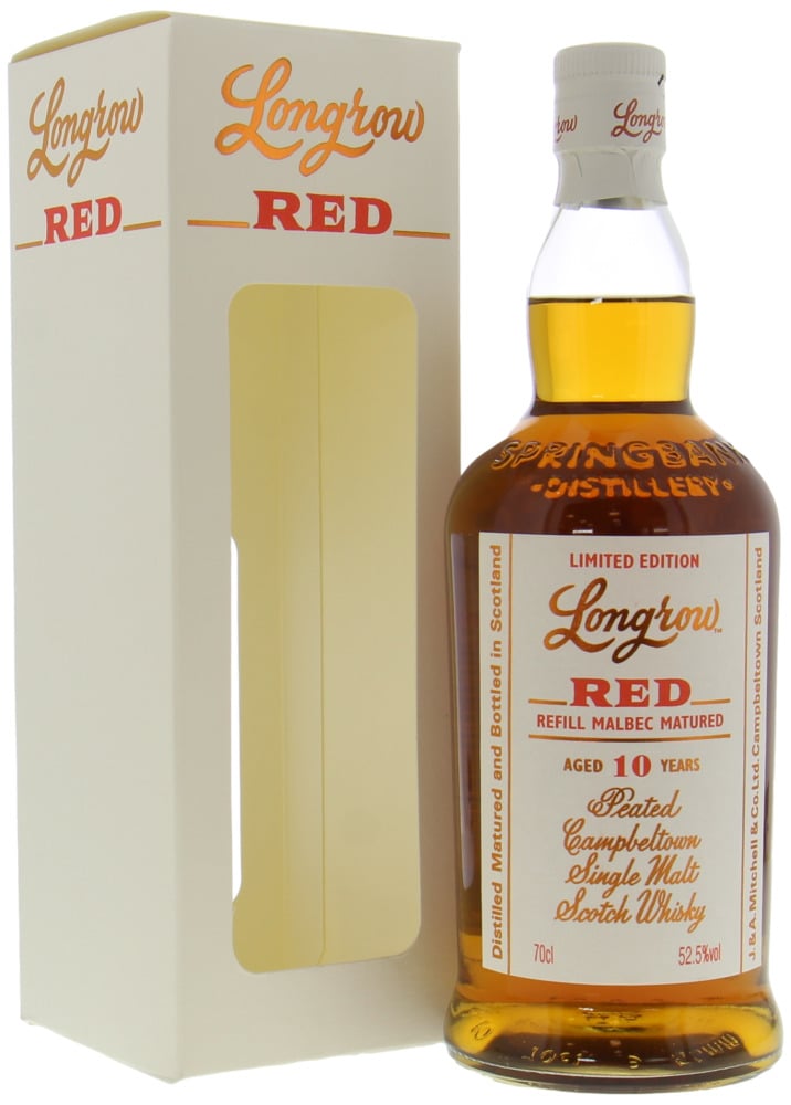 Longrow - 10 years Old Red Malbec 52.5% NV In Original Box
