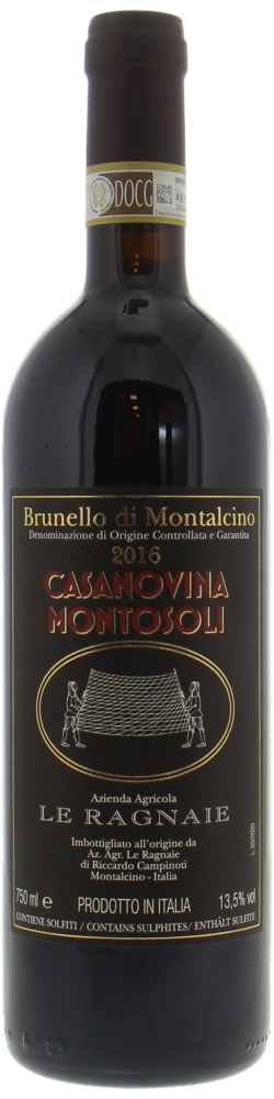 Le Ragnaie - Brunello di Montalcino Casanovina Montosoli 2016 Perfect