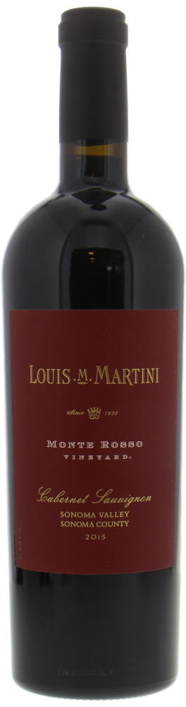 Louis M Martini  - Monte Rosso Cabernet Sauvignon 2015 Perfect