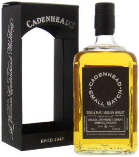 St. George's Distillery - 8 Years Old Cadenhead The English Whisky Small Batch 64.6% 2010