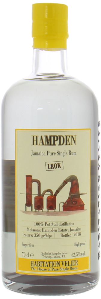 Hampden - Habitation Velier LROK White Rum 62.5% NV Perfect