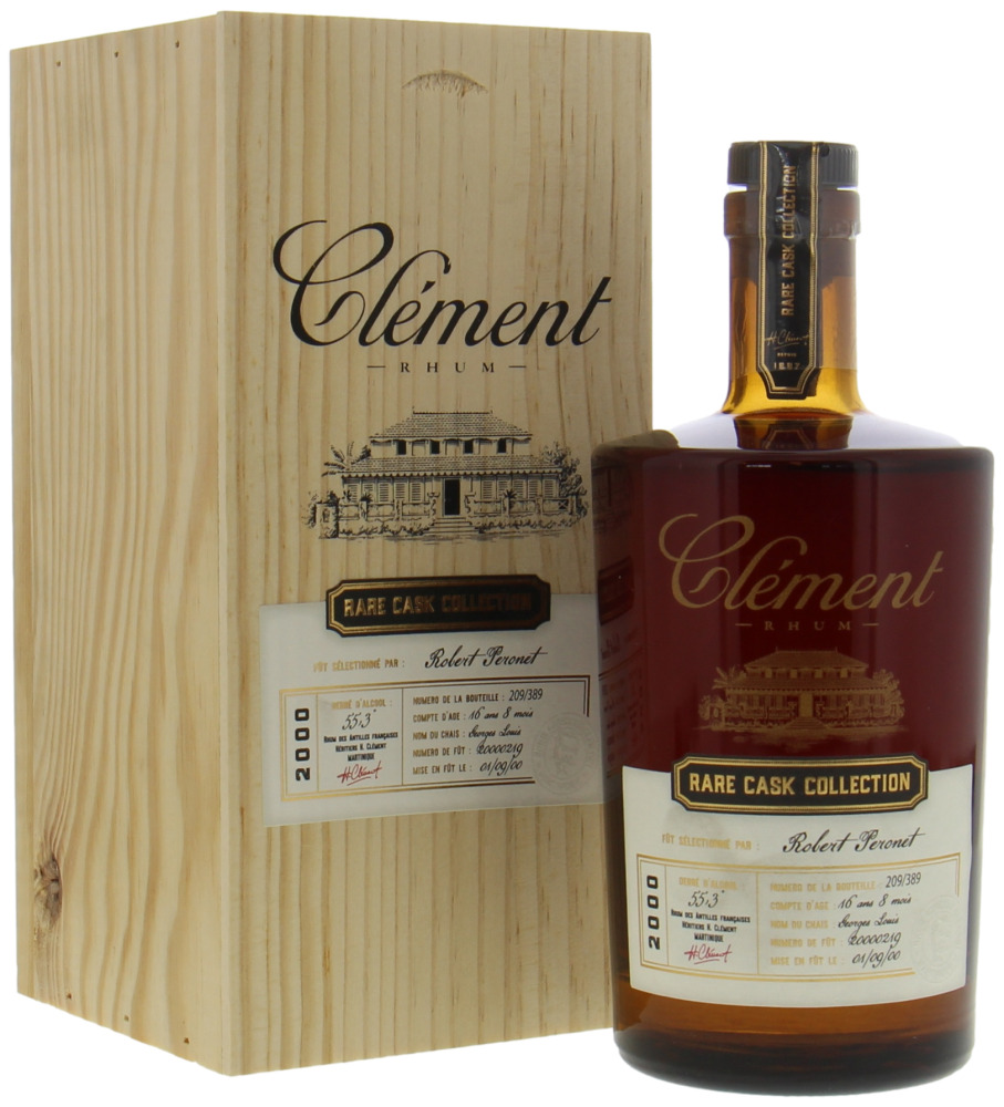 Clement - Matured Rhum Vieux Rare Cask Collection Cask 20000219 55.3% 2000 In Original Wooden Box