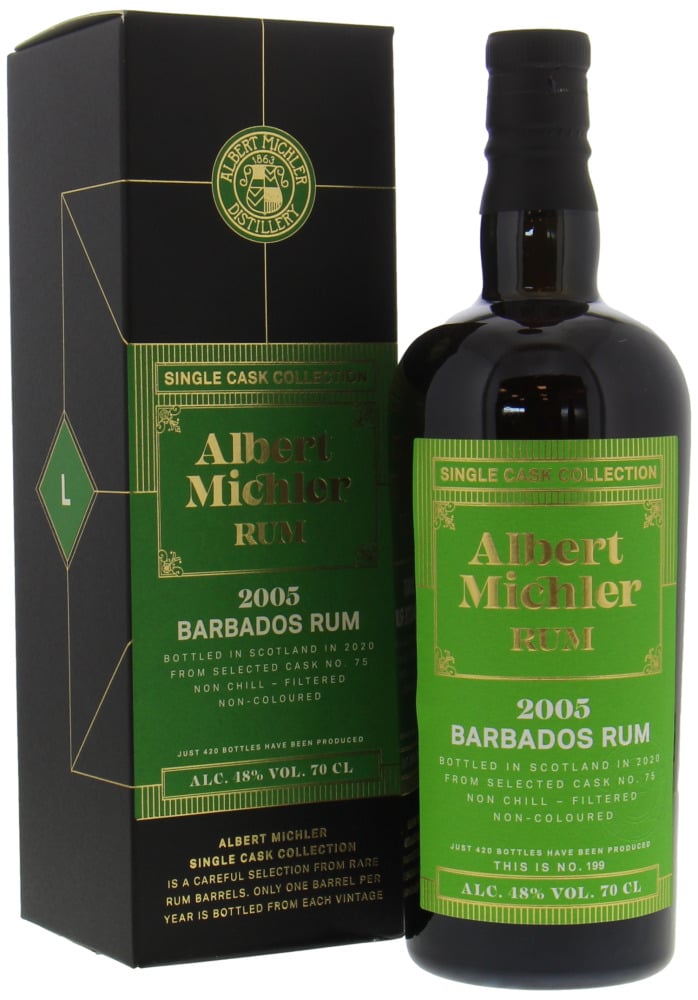 Foursquare - 15 Years Old Albert Michler Single Cask Collection Cask 75 48% 2005 In Orginal Box