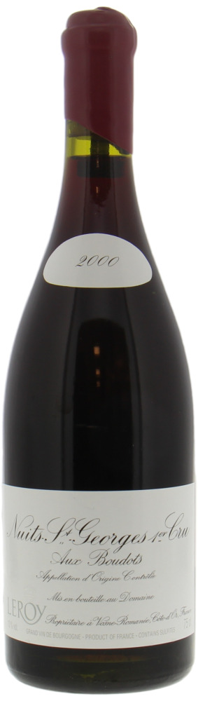 Domaine Leroy - Nuits St. Georges Les Boudots 2000 From Original Wooden Case