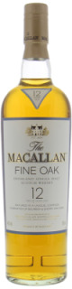 Macallan - 12 Years Old Fine Oak Light label 40% NV