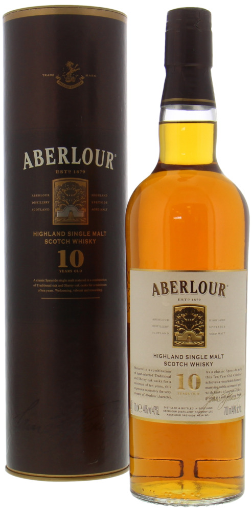 Aberlour - 10 Years Old Highland Single Malt 40% NV In orginal Container
