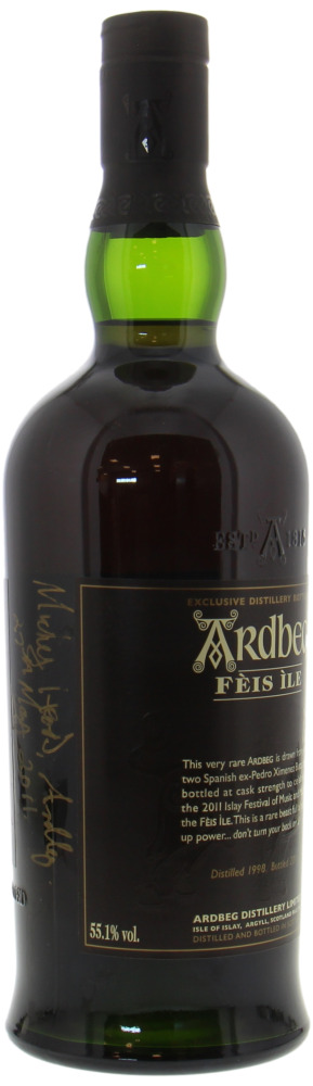 Ardbeg - Feis Ile 2011 With Distillers Signature 55.1% 1998 Perfect 10002