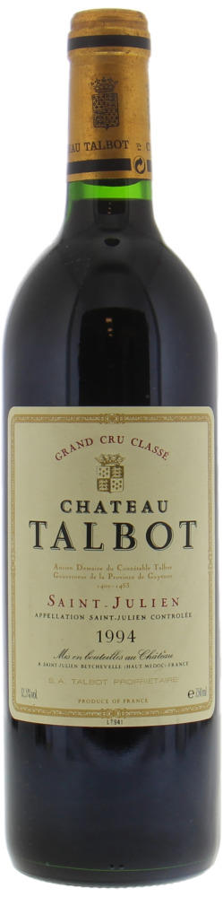 Chateau Talbot - Chateau Talbot 1994 From Original Wooden Case
