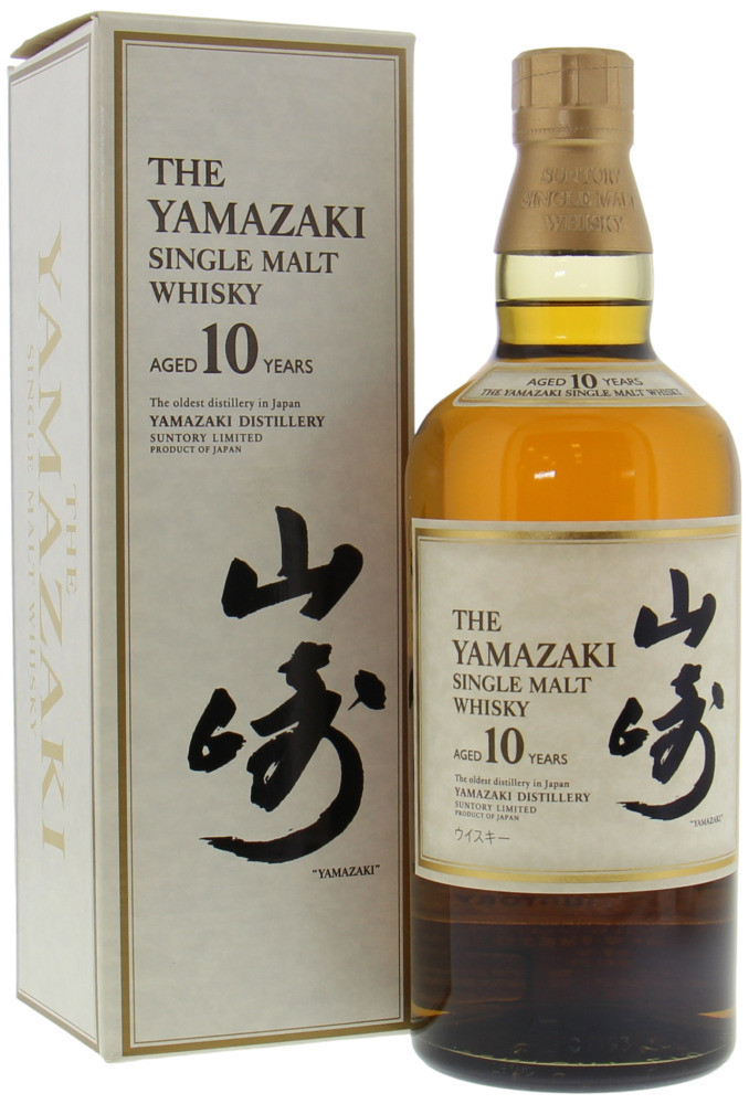 Yamazaki - 10 Years Old Japanese Backlabel 40% NV