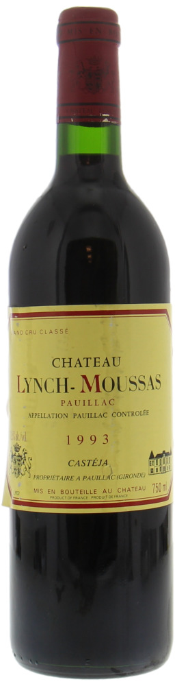 Chateau Lynch-Moussas - Chateau Lynch-Moussas 1993 Perfect