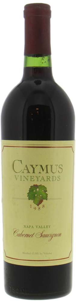 Caymus - Cabernet Sauvignon 1988 Perfect