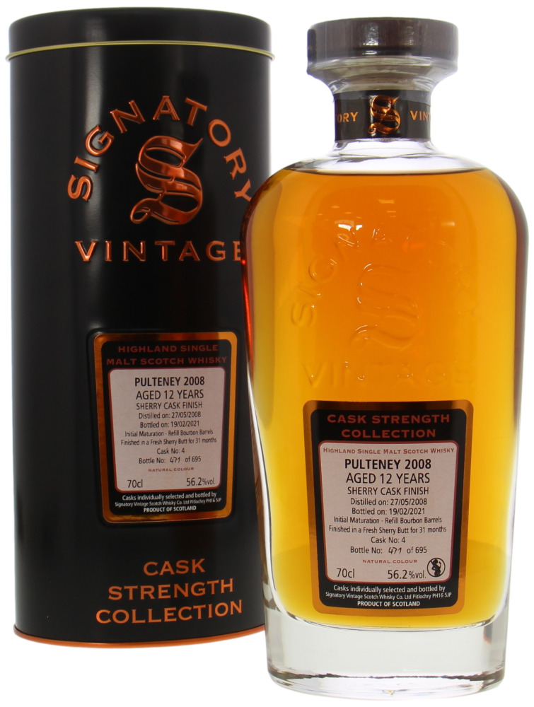 Old Pulteney - 12 Years Old Signatory Vintage Cask Strength Collection Cask 4 56.2% 2008
