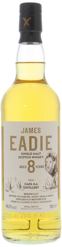 Caol Ila - 8 Years Old White Lion James Eadie 46% 2012 Perfect