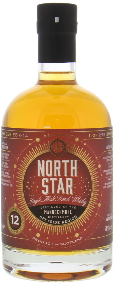 Mannochmore - 12 Years Old North Star Spirits Cask Series 014 54.5% 2008 Perfect