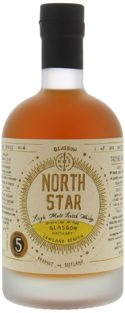 The Glasgow Distillery Co. - 5 Years Old North Star Spirits Cask Series 014 51.5% 2016