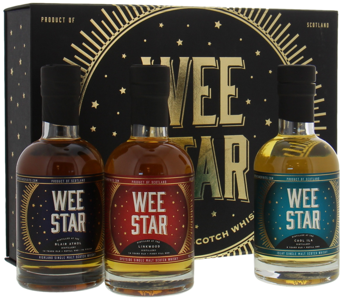 North Star Spirits - Wee Star sample pack 46% NV In Orginal Box