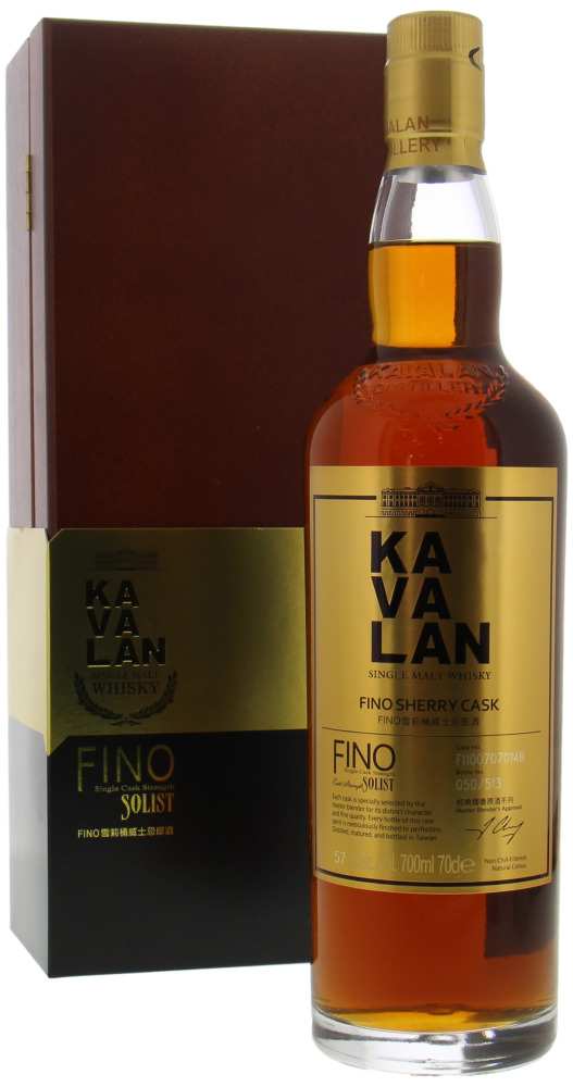 Kavalan - Solist Fino Sherry Cask FI100707014B 57% 2010