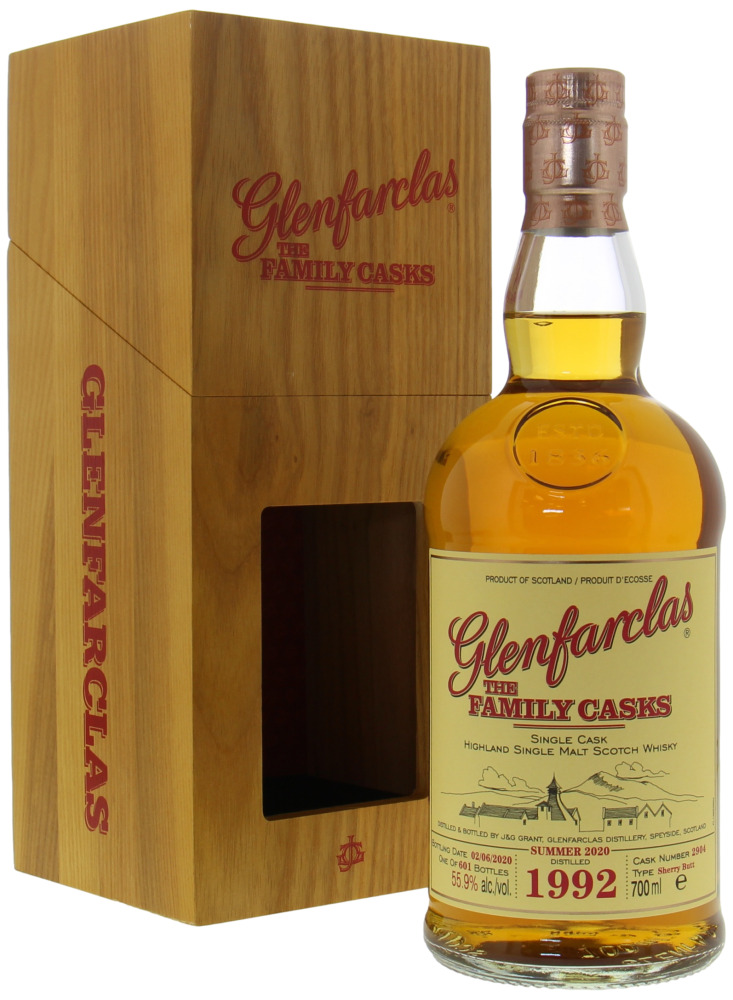 Glenfarclas - 28 Years Old The Family Casks (Release S20) Cask 2904 55.9% 1992 In original Wooden Box