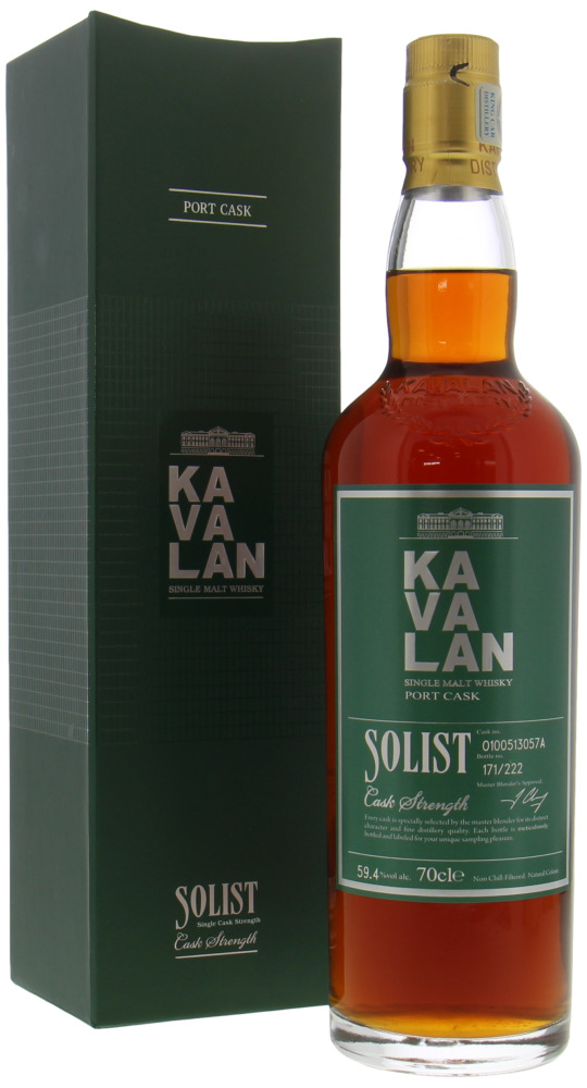 Kavalan - Solist Port Cask O100513057A 59.4% 2010