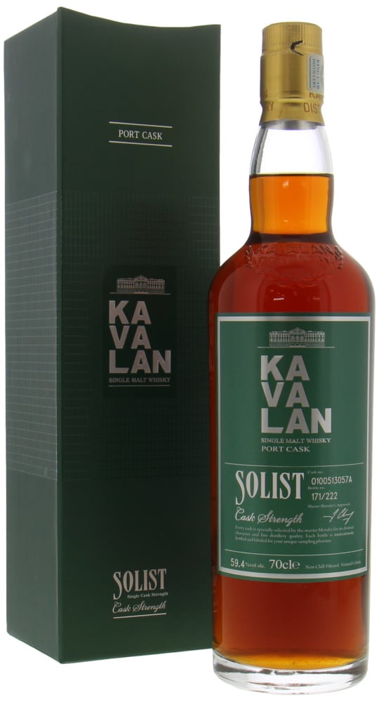 Kavalan - Solist Port Cask O100513057A 59.4% 2010 In Original Box