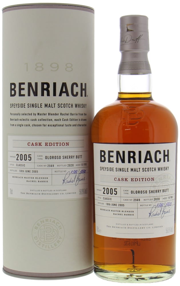 Benriach - 15 Years Old Cask Edition Cask 2569 59.8% 2005 In orginal Container