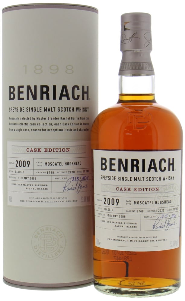 Benriach - 11 Years Old Cask Edition Cask 8748 53.9% 2009