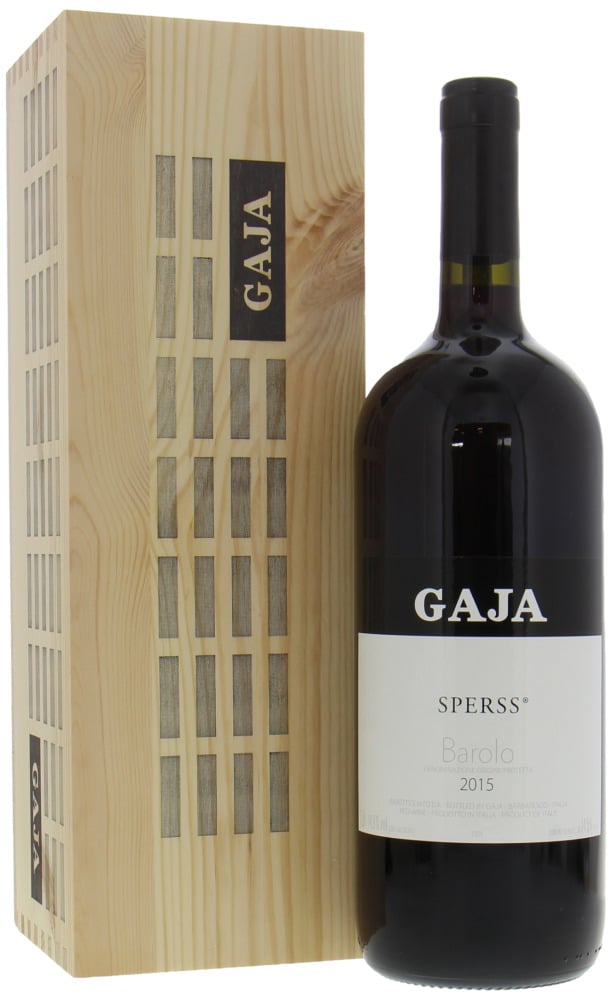 Gaja - Sperss Barolo 2015 From Original Wooden Case