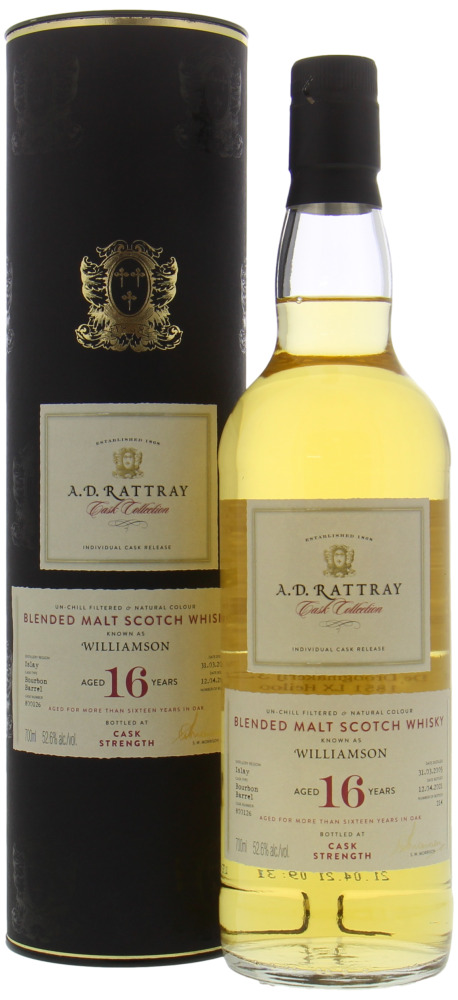 Laphroaig - 16 Years Old A.D. Rattray Cask Collection 800126 52.6% 2005